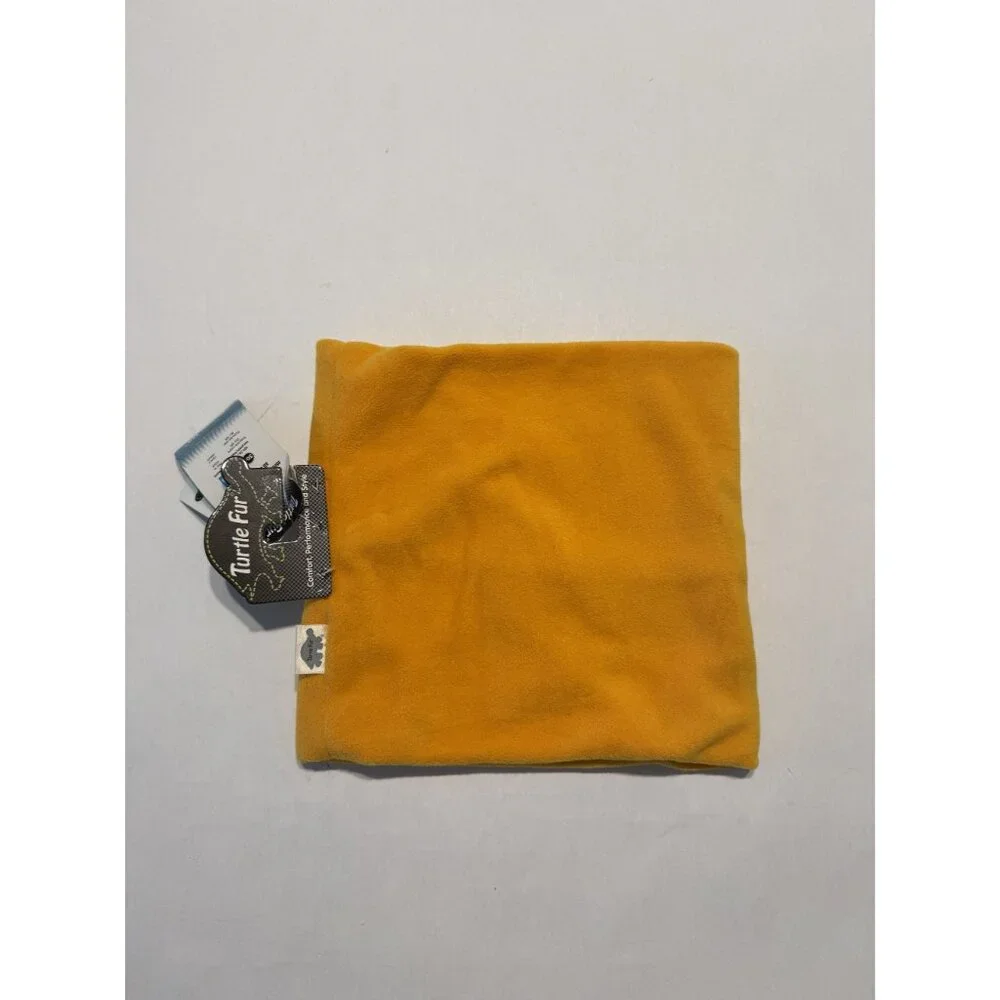 NWT Turtle Fur Double Layer Sunflower Orange Neck Warmer Adult